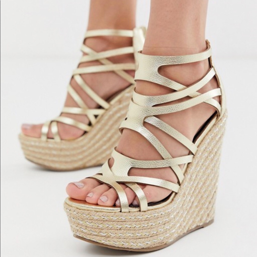 Miss Selfridge wedge sandals